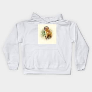 Tufted capuchin Kids Hoodie